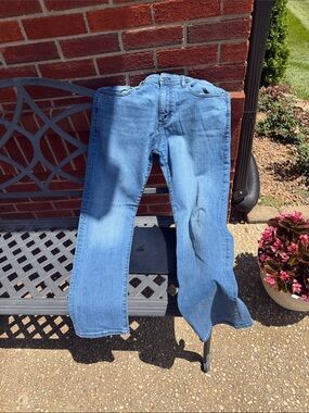Chaps Slim Straight Light Blue Jeans